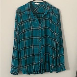 Maurices plaid shirt size X-Large